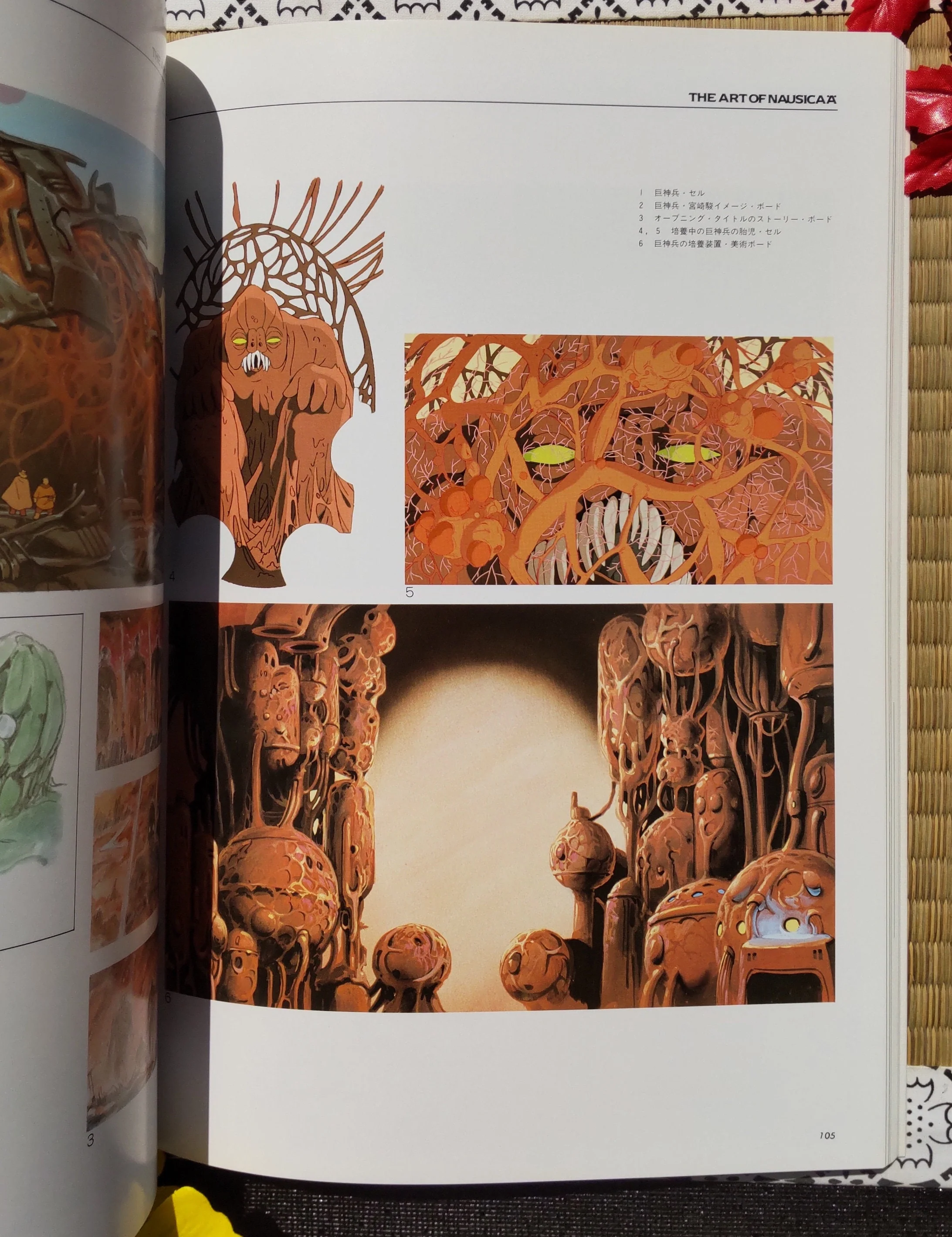 Vintage* Official Ghibli Nausicaa Artbook • Nausicaä of the Valley of the Wind Anime • Japanese Painting Art Book - Image 7