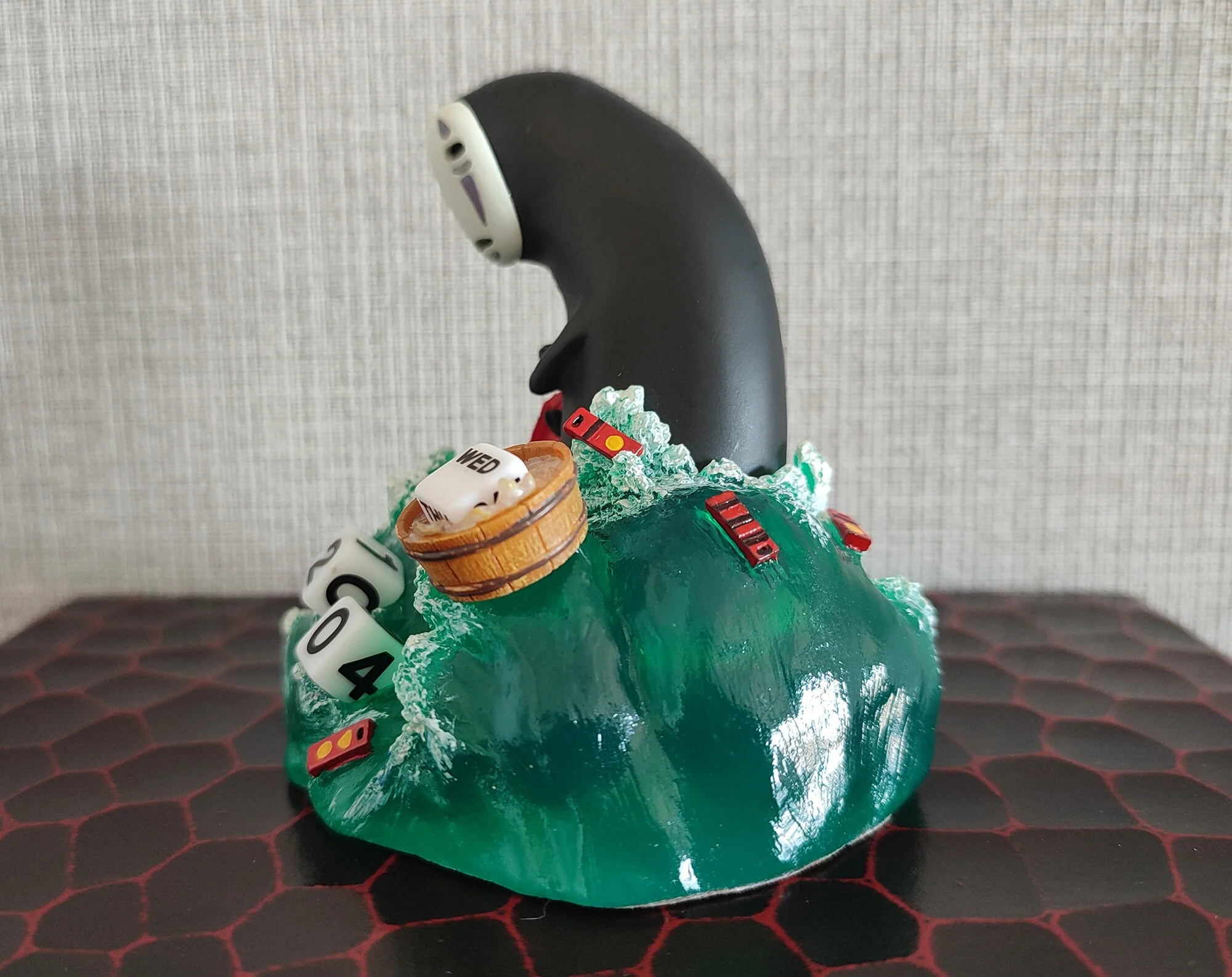 Vintage* Official Ghibli Spirited Away Perpetual Dice Calendar • Figure/Figurine/Statue/Replica/Home Decor/Interior Diorama • No Face Gift - Image 3