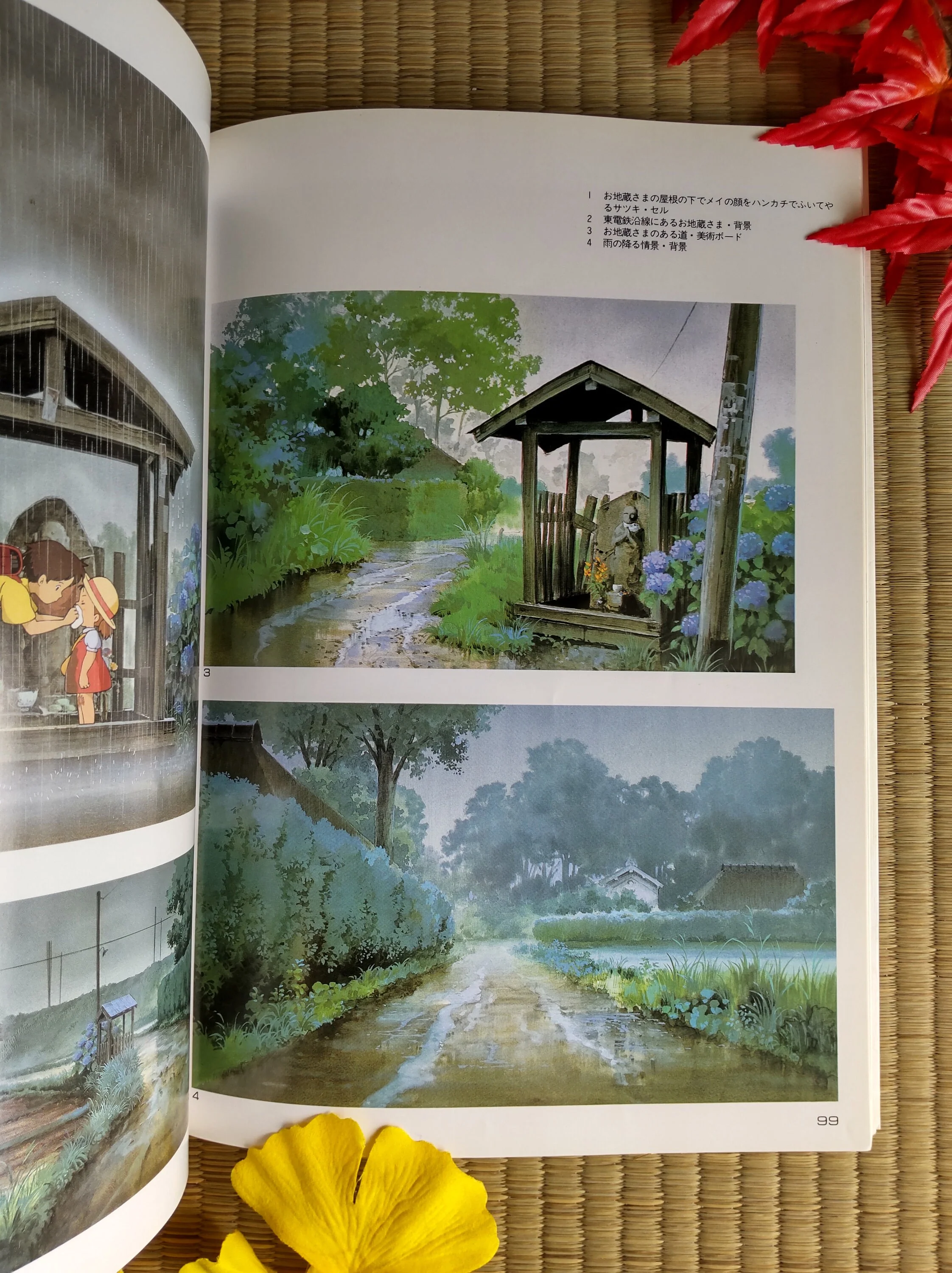 Vintage* Official Ghibli Totoro Artbook • My Neighbor Totoro Anime • Japanese Painting Art Book - Image 4