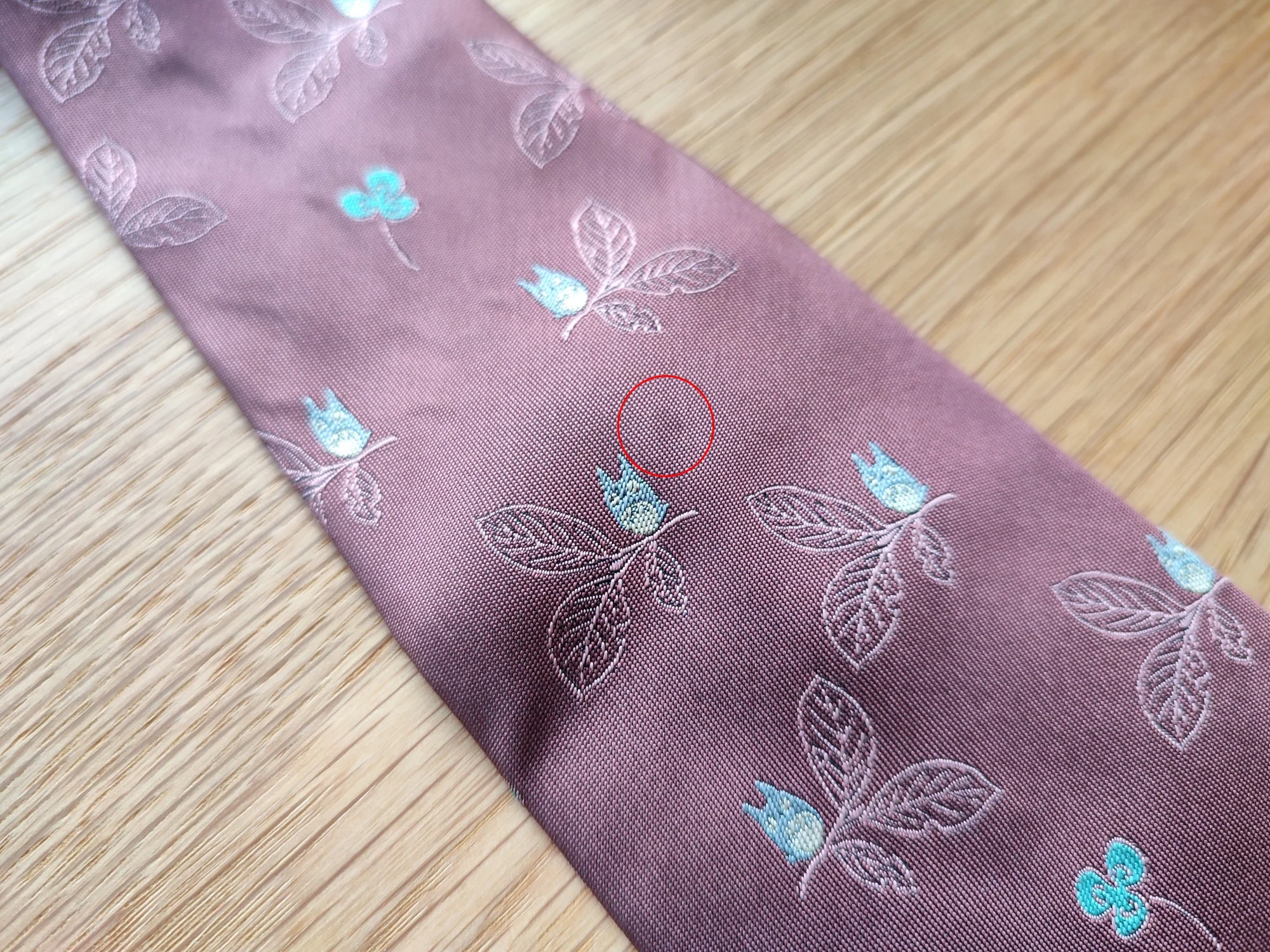 Vintage* Official Ghibli Totoro Necktie • My Neighbor Totoro Neckwear/Ascot/Cravat/Accent Clothes • Red Silk Neck Tie - Image 9