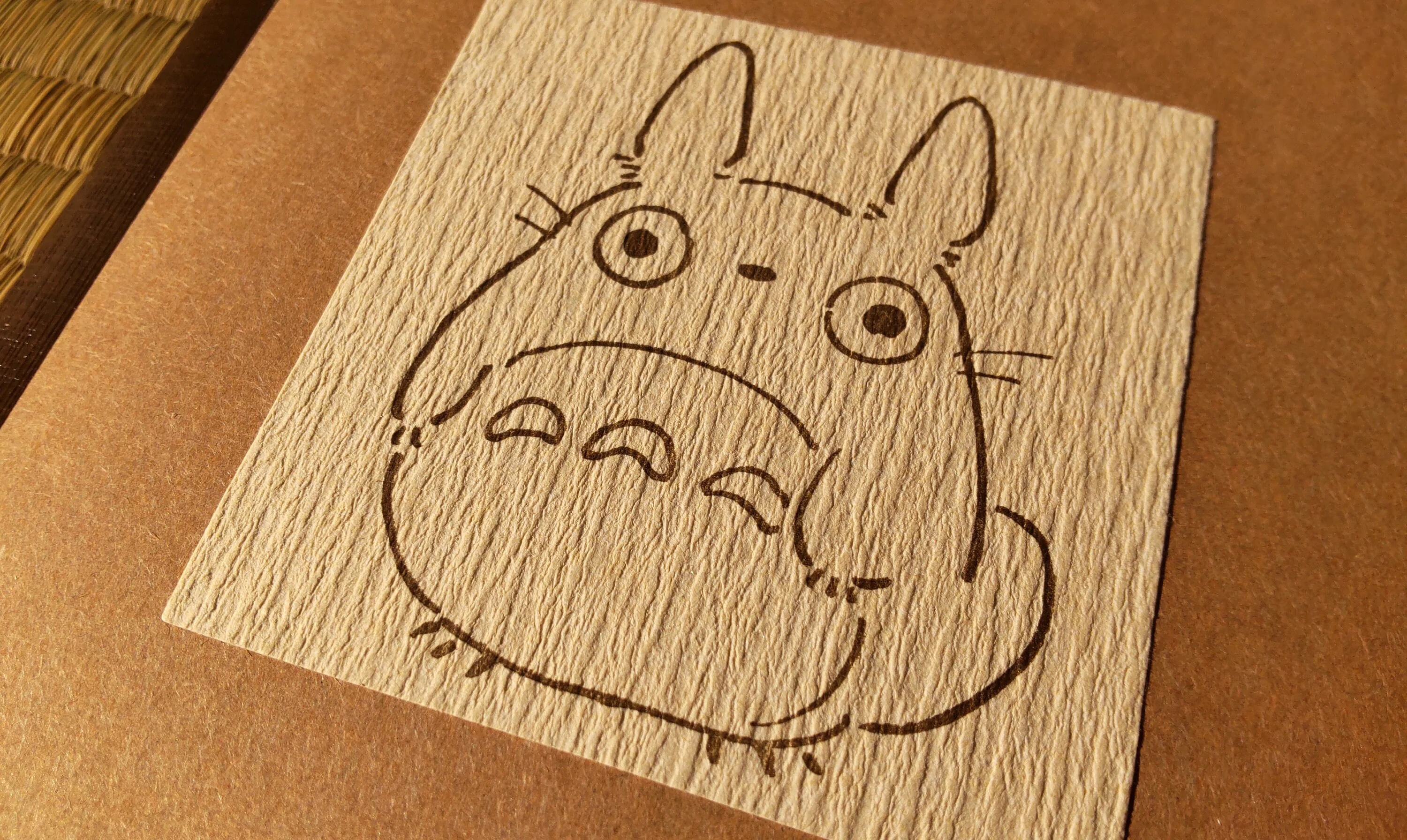 Vintage* Official Ghibli Totoro Notebook • Notepad/Sketchpad/Writing pad/Planner • Japanese Washi Paper Stationery • Mei, Catbus - Image 3