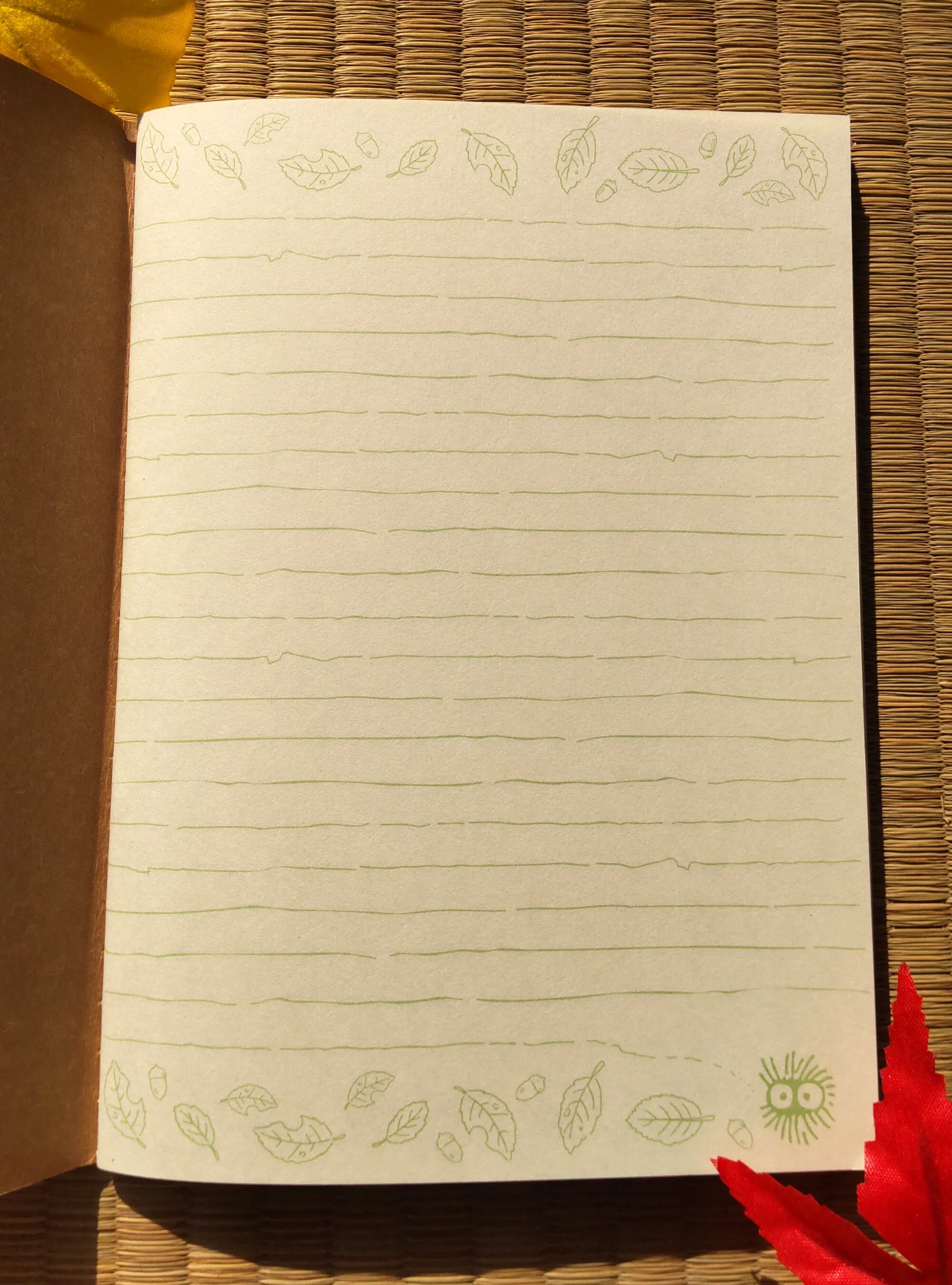 Vintage* Official Ghibli Totoro Notebook • Notepad/Sketchpad/Writing pad/Planner • Japanese Washi Paper Stationery • Mei, Catbus - Image 4