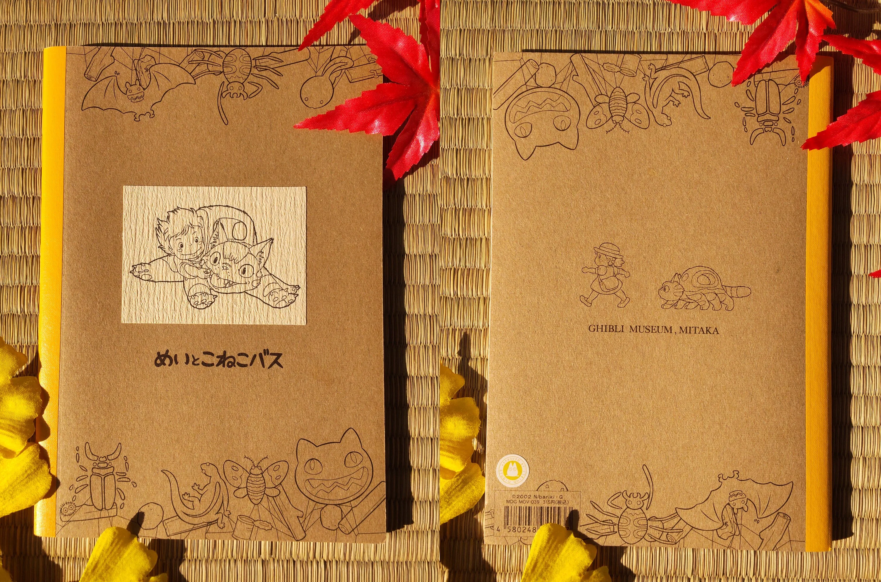 Vintage* Official Ghibli Totoro Notebook • Notepad/Sketchpad/Writing pad/Planner • Japanese Washi Paper Stationery • Mei, Catbus - Image 6