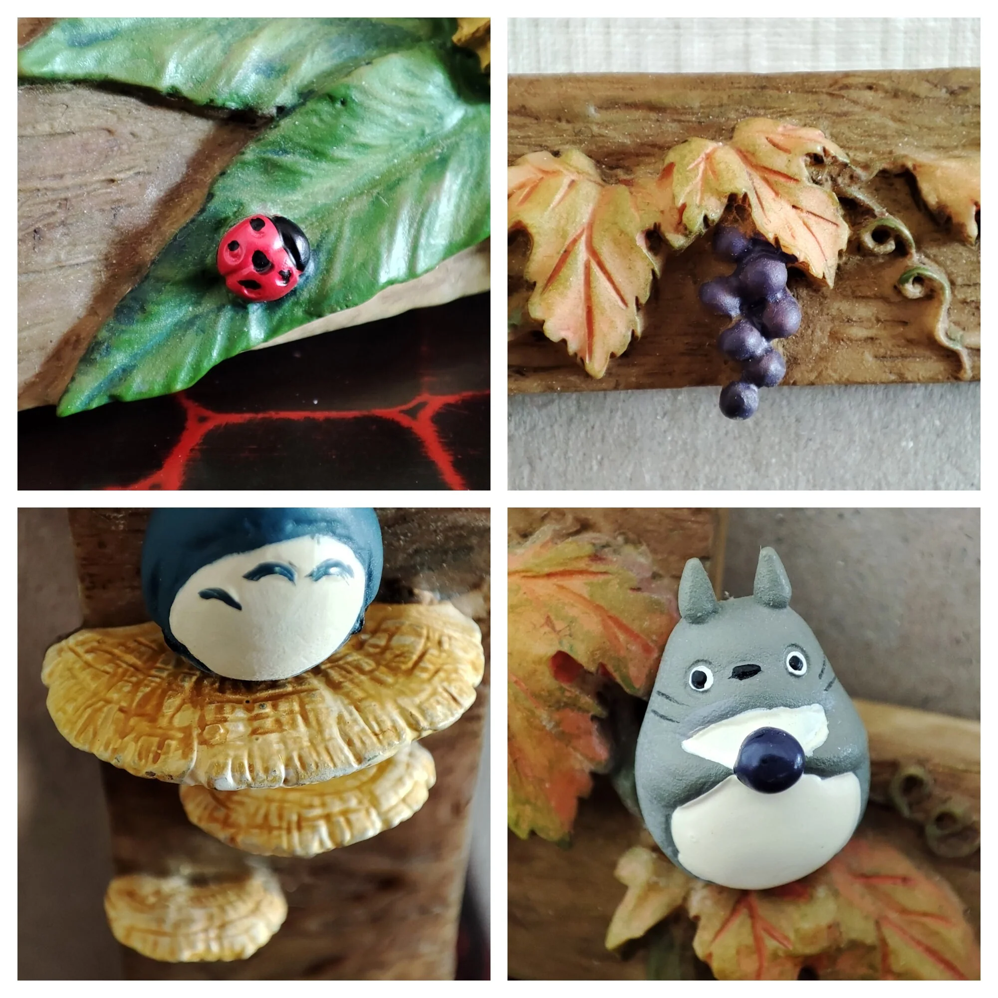 Vintage* Official Ghibli Totoro Photo Frame/Wall Hanging • My Neighbor Totoro Figure/Interior Diorama/Home Decor - Image 7