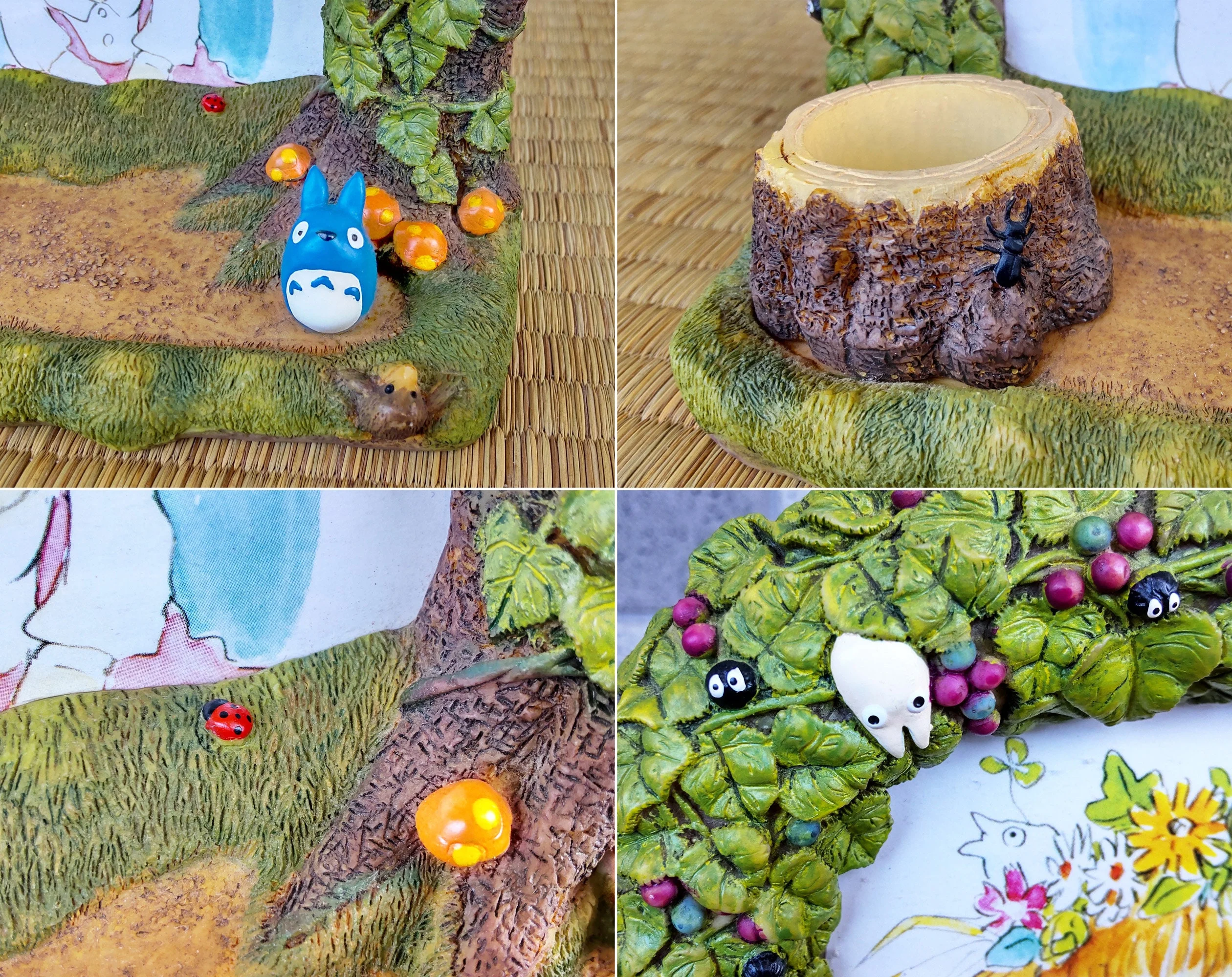 Vintage* Official Ghibli Totoro Photo Frame/Accessory Holder • My Neighbor Totoro Figure/Figurine/Replica/Home Decor/Interior Diorama/Gift - Image 3