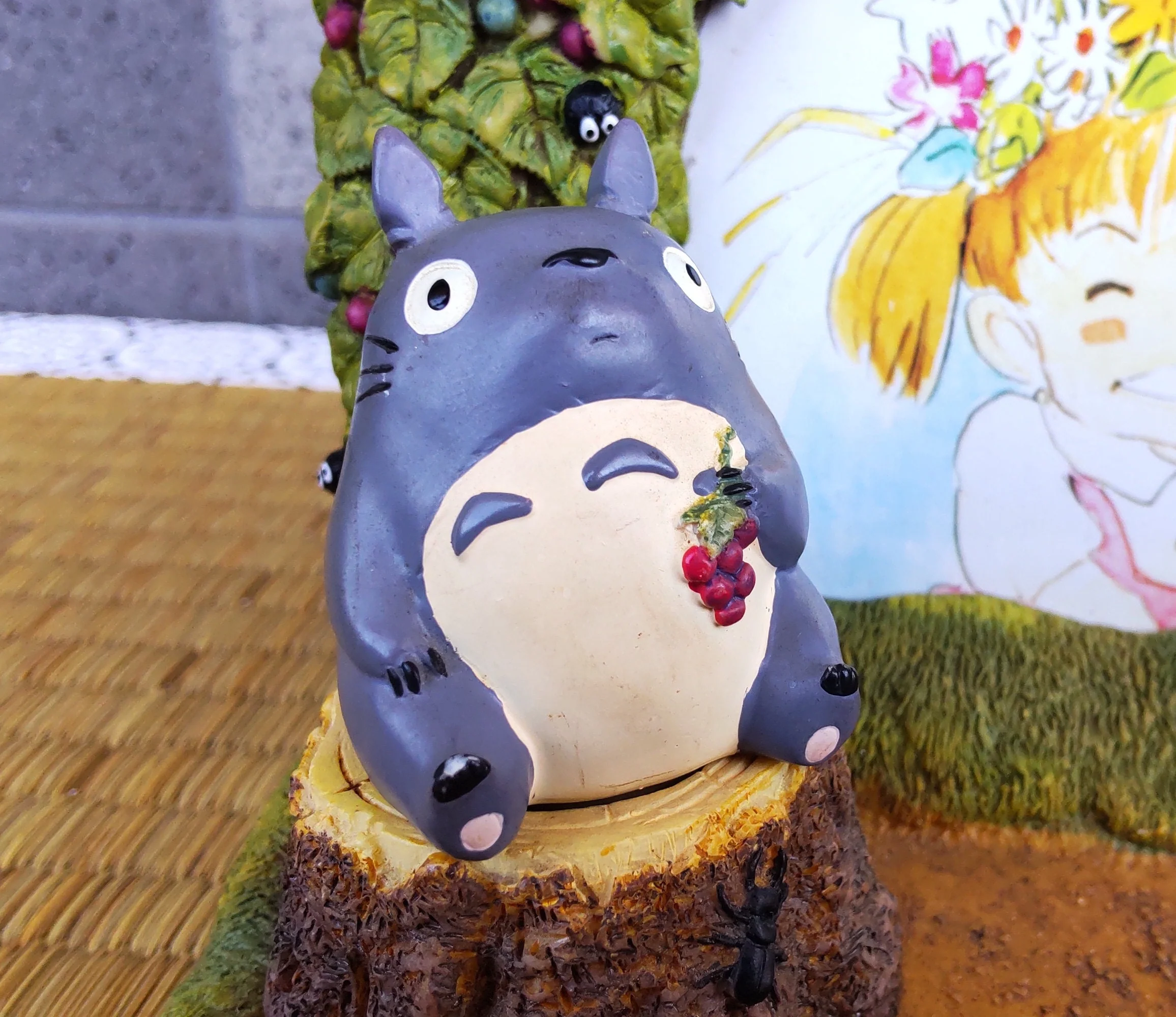 Vintage* Official Ghibli Totoro Photo Frame/Accessory Holder • My Neighbor Totoro Figure/Figurine/Replica/Home Decor/Interior Diorama/Gift - Image 7